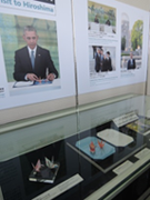 オバマ大統領が作った折り鶴とメッセージ