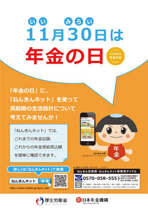 図２　年金の日ポスター